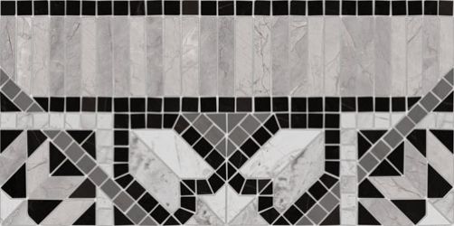 Cenefa Samos 21,7x43,5 Negro g.75