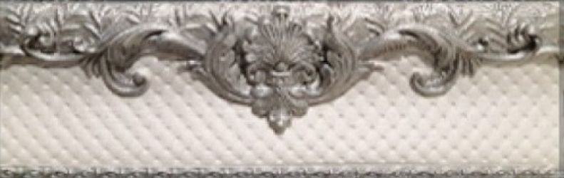 Cenefa Velazquez Gris 8x25