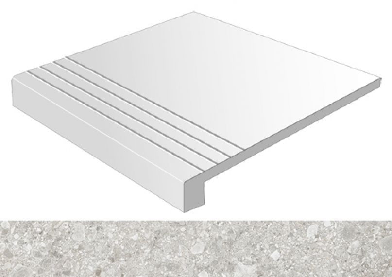 Ceppo di Gre gradone Gris 60x60