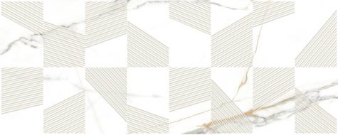 Champagne Mosaic Декор белый 20х50