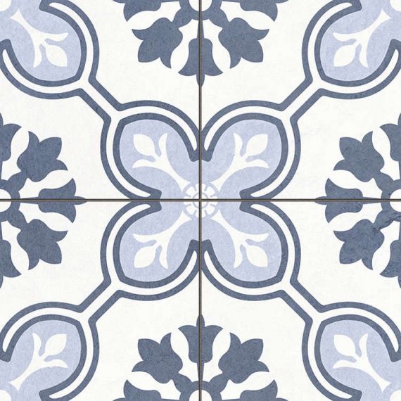 Chateau Blue Pre-Cut 45x45