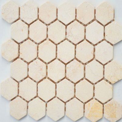 Crema Marfil MAT hex 18x30x6 295x305x6