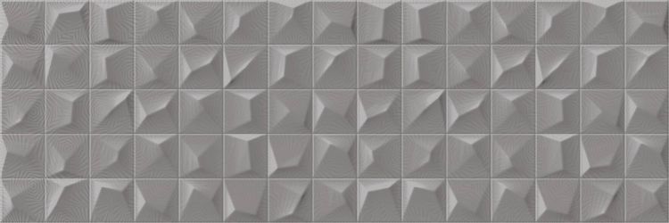 Cromatica Kleber Antracite Brillo 25x75