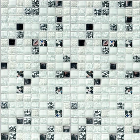 Crystal white (стекло) 15*15 300*300