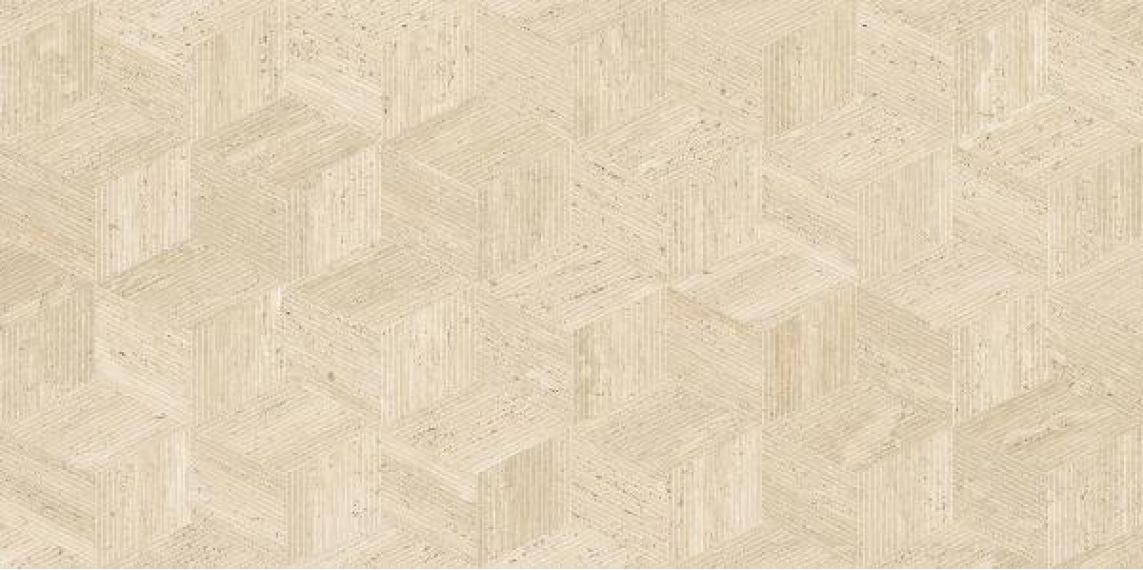 Cube Cream Nat 3D 60x120