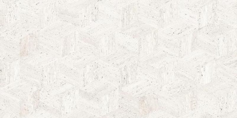 Cube White Nat 3D 60x120