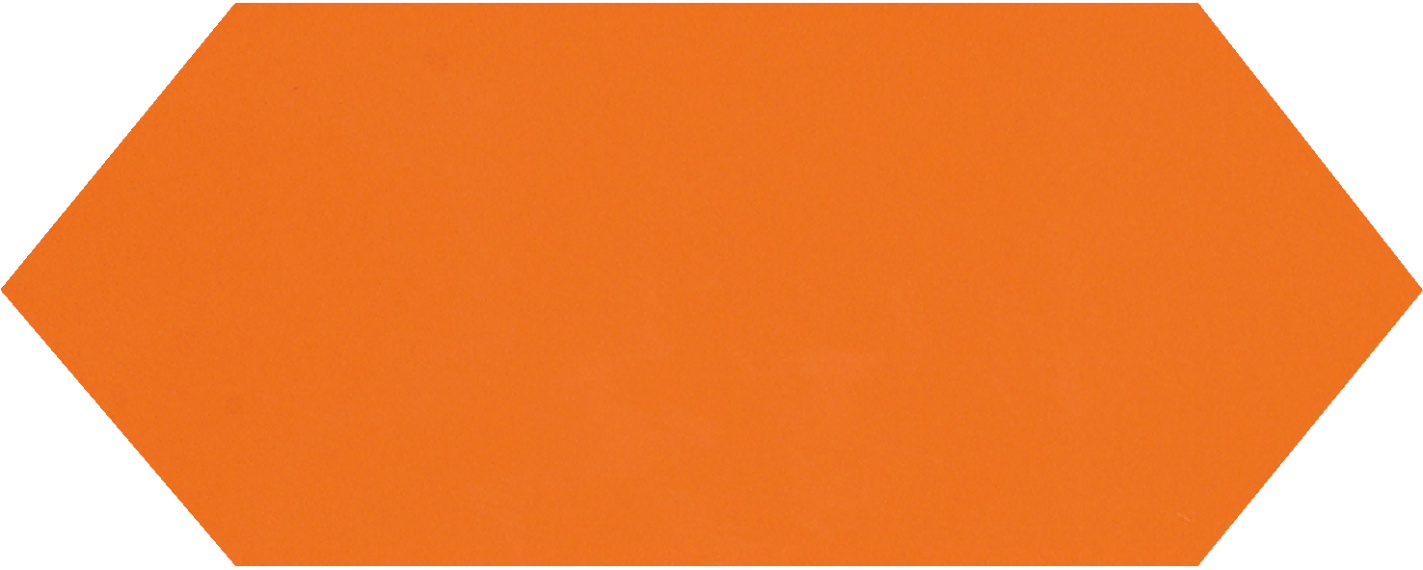 Cupidon Naranja Brillo Liso 10х30