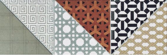 DDPP2659 Deco multicoloured 15x45
