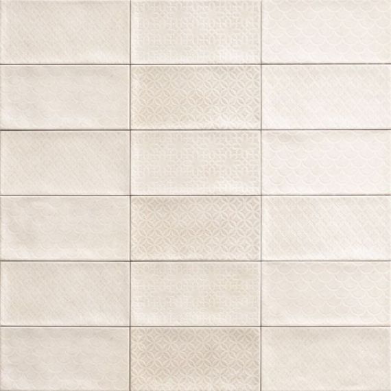 DECOR CAMDEN BIANCO 10x20