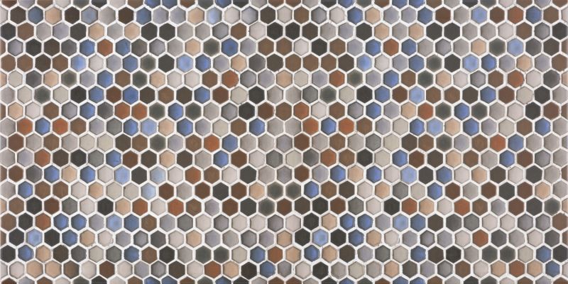 DECOR HEXATILE MULTICOLOR 30*60