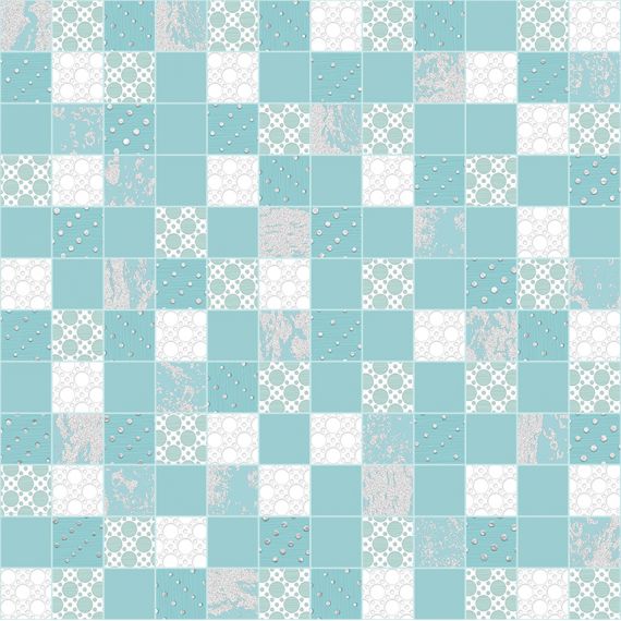 DW7MSC16 Мозаика Mosaic Aquamarine 30.5x30.5
