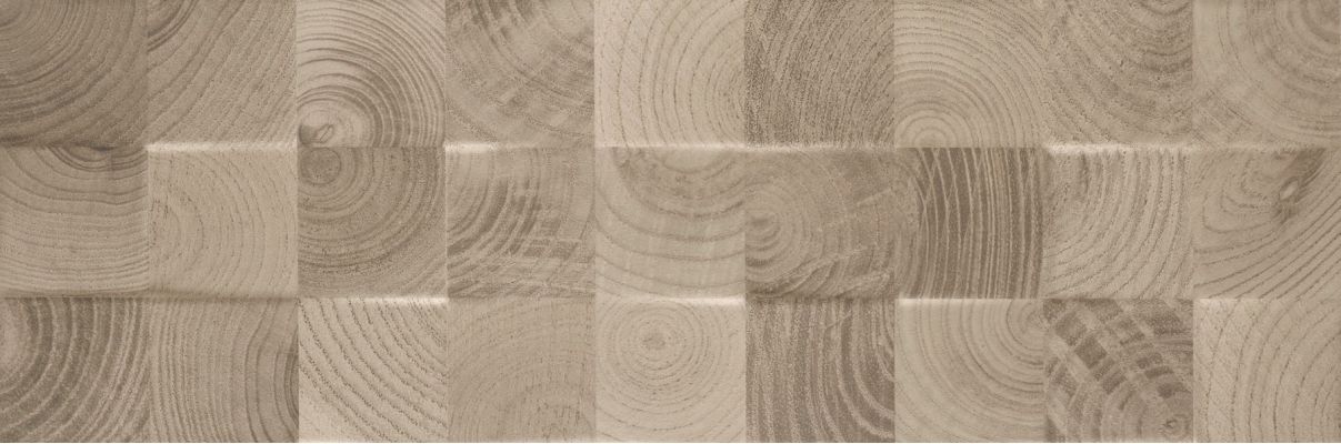 Daikiri Brown Wood Kostki Struktura 25х75