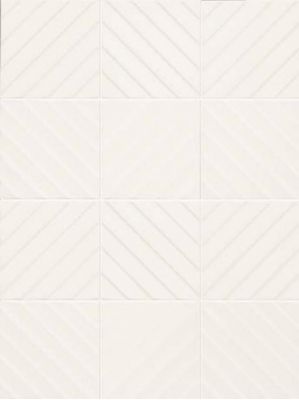 E062 4D Diagonal White 20х20