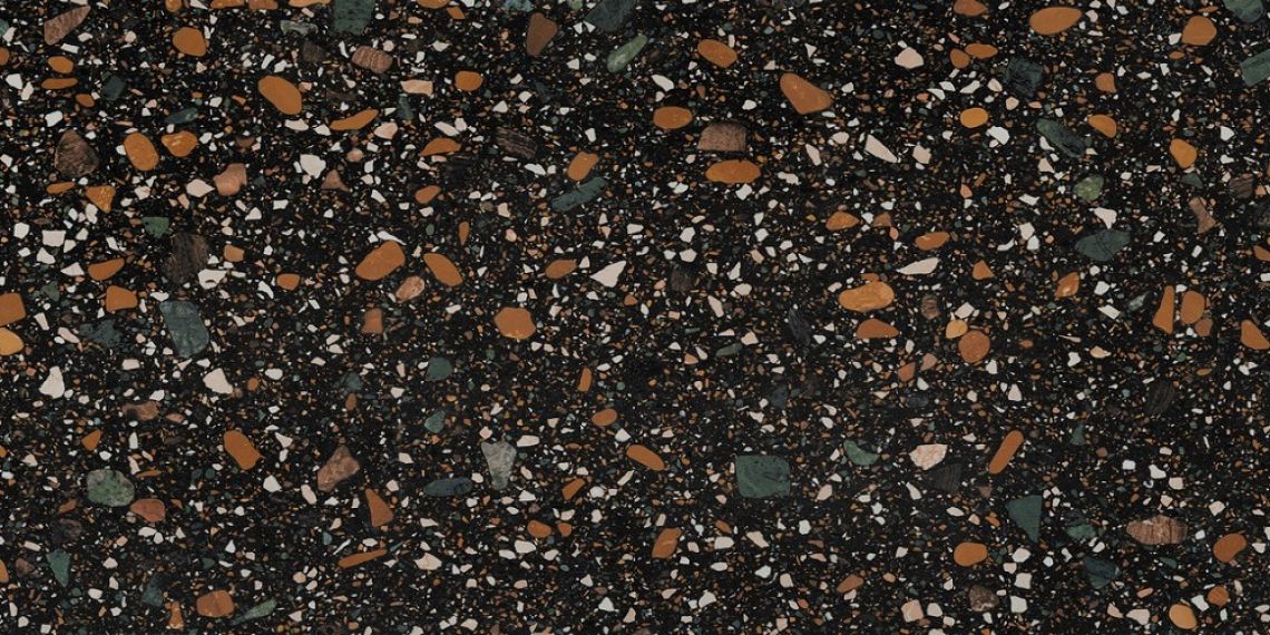 ENIND3214MT80160 Керамогранит Terrazzo Black Matt 800x1600x9