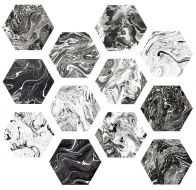 Ebru Shiny Hexa 23.2x26.7