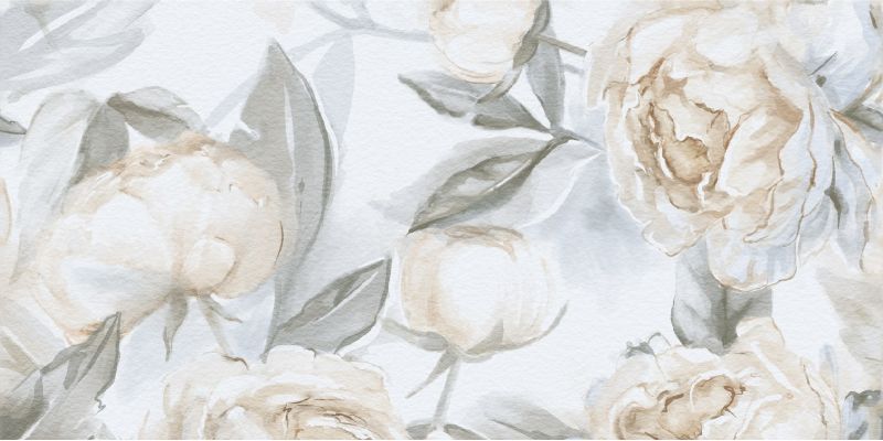 Elite Peonies Decor A Matt Face 1 60x120