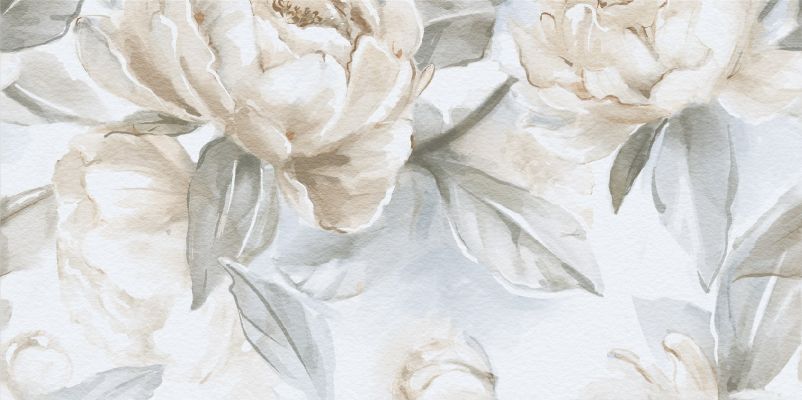 Elite Peonies Decor B Matt Face 2 60x120