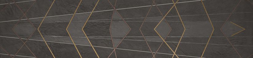 Equinox Anthracite Diamond Decor 6mm 59.55x260