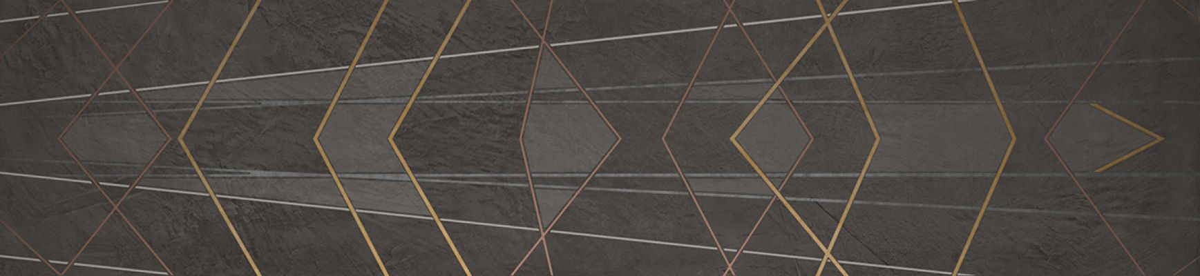 Equinox Anthracite Diamond Decor 6mm 59.55x260