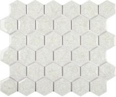 Esagono crema (50x44) 28.5x24.5x8