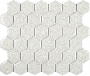 Esagono crema (50x44) 28.5x24.5x8
