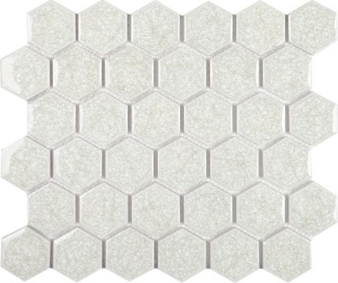 Esagono crema (50x44) 28.5x24.5x8
