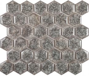 Esagono griggio (50x44) 28.5x24.5x8
