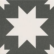 Fired Star Black Mate 20x20