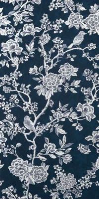 Floral Blue Ret 60x120