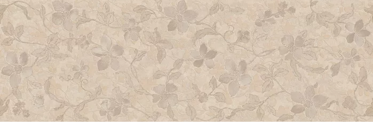 Floral Beige 30x90