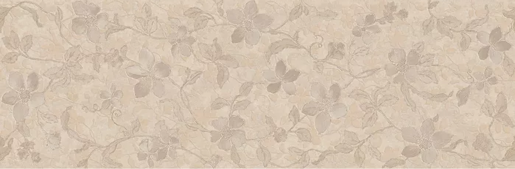 Floral Beige 30x90