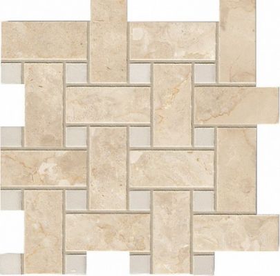 G91424 RIALTO WHITE BASKETWEAVE 30X30