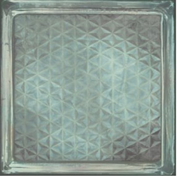 GLASS BLUE BRICK 20,1x20,1
