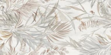 Halima Fleur Blanc Rect. 60x120