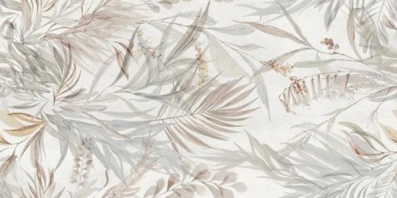 Halima Fleur Blanc Rect. 60x120