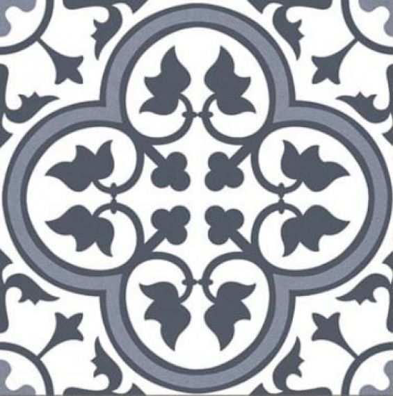 Hampton Blue Pre-Cut 45x45