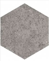 Hexagon Soft Anthracite 23x26