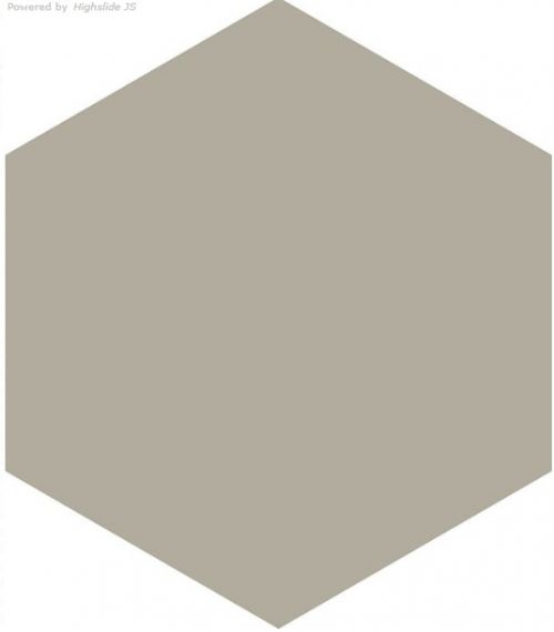 Hexagon Soft Grey 23x26