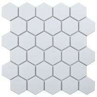 Hexagon small White Glossy (IDL1001) 26.5х27.8