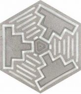 Hexagono Igneus Cemento Mix 23x26,6