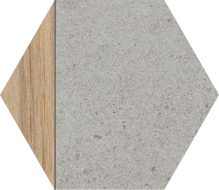 Hexagono Ligard Gris 23x26,6