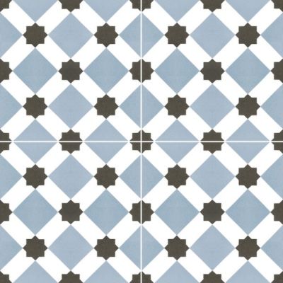 Howard Blue Pre-cut Satin 45,2x45,2