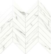 IMP002L Chevron Lapp. Statuario 24,7Х30