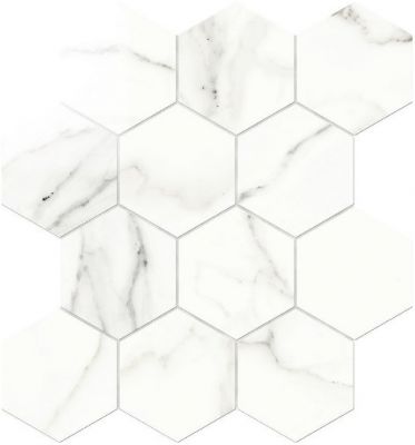 IMP003L Esagona Lapp. Statuario 29,1x25,2