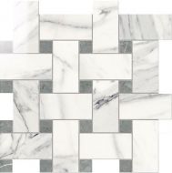 IMP007L Intreccio Lapp. Statuario 30Х30
