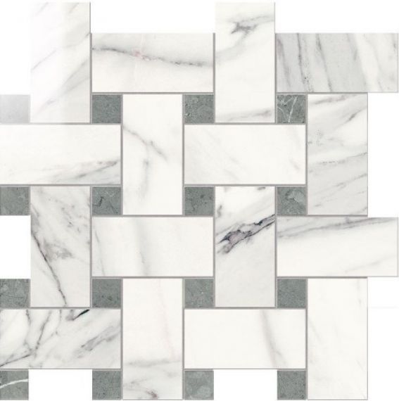 IMP007N Intreccio Silk Statuario 30Х30
