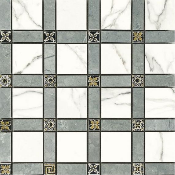 IMP009L Cassettone Lapp. Statuario 30x30