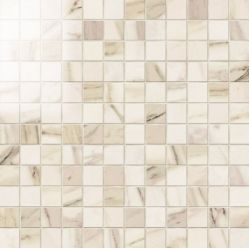 IMP334L Mosaico 2,5x2,5 Lapp. Calacatta Beige 30Х30