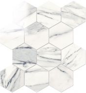 IMP883L Esagona Lapp. Calacatta Bianco 29,1x25,2