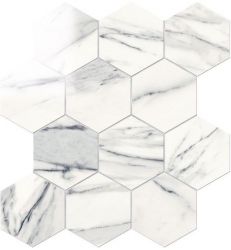 IMP883L Esagona Lapp. Calacatta Bianco 29,1x25,2